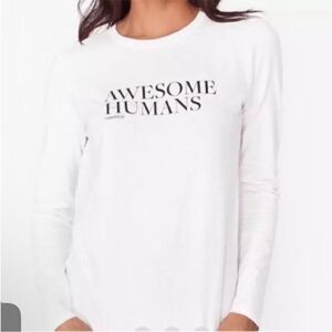 FIGS Awesome Humans Super Soft Wear FIGS Long Sleeve Tee